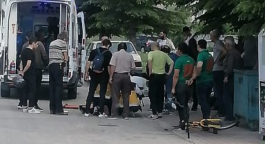 Tavşanlı'da motosiklet ile bisiklet çarpıştı: 3 yaralı