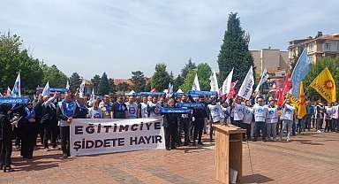 Tavşanlı'da şiddete karşı ortak eylem