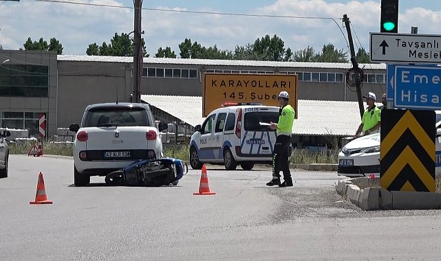 Tavşanlı'da trafik kazası: 1 yaralı