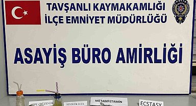Tavşanlı'da uyuşturucu operasyonu: 3 tutuklama