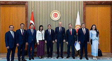 TBMM Başkanı Kurtulmuş, Kamboçya Başbakan Yardımcısı Sophea'yı kabul etti