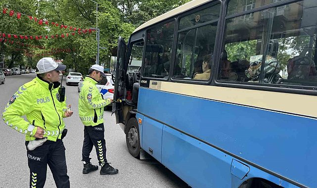 Ticari araçlara denetim yapıldı