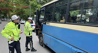 Ticari araçlara denetim yapıldı