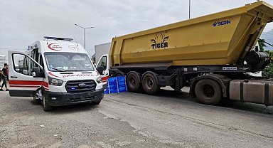 Tırın çarptığı adam öldü