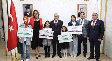 Tokat'ta minik Hatice'nin büyük iyiliği: Gazze'deki çocuklar için ödülünü bağışladı