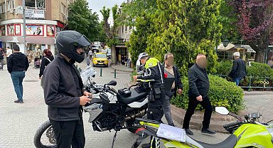 Trafiğe kapalı olan yaya bölgelerinde trafik denetimi