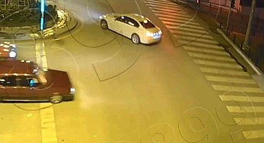 Trafikte yaptığı hareket pahalıya mal oldu: O anlar kamerada