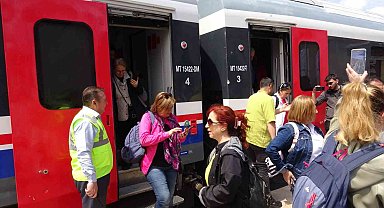 Turistik Tuz Ekspresi'nin 2. seferinde yolcular Çankırı'ya hayran kaldı