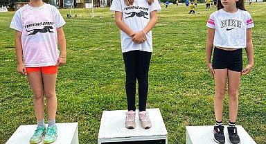 U10 kızlar atletizm yarışlarında il birincisi belli oldu