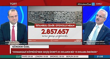 Ulaştırma ve Altyapı Bakanı Abdülkadir Uraloğlu'ndan Bursa'ya yeni otoyol müjdesi