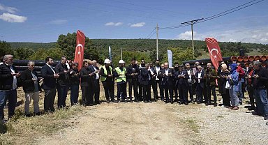 Ulusal doğal gaz boru hattı Dursunbey'e geliyor