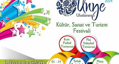 Ünye'de kültür, sanat ve turizm festivalinin 24'üncüsü düzenlenecek