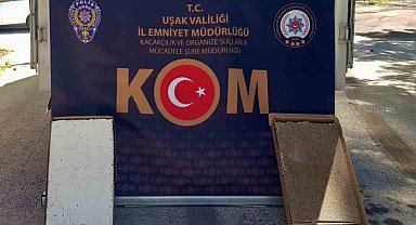 Uşak'ta 4 milyon 250 bin değerinde kaçak makaron ele geçirildi