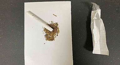 Uyuşturucu ile yakalanan şahsa işlem yapıldı