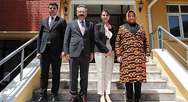 Vali Aksoy'dan İnönü'ye ziyaret