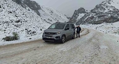 Van'ın yüksek kesimleri mayıs ayında kışı yaşadı