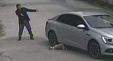 Vicdansızlığın görüntüsünü güvenlik kamerası işte böyle kaydetti