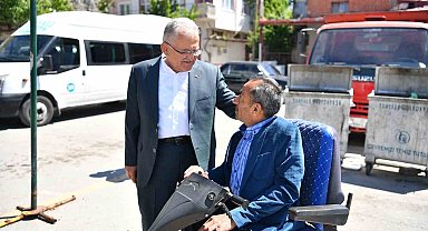 Yahyalı ilçe sakinleri Vali Çiçek ve Başkan Büyükkılıç'ı bağrına bastı