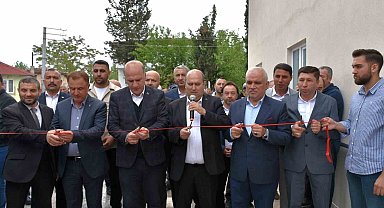 Yapımı tamamlanan cami ibadete açıldı