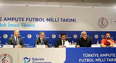 Yatırım Finansman, Ampute Futbol Milli Takımı'na sponsor oldu