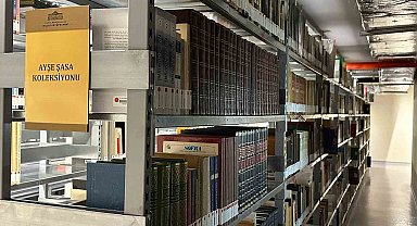 Yeşilçam senaristi Ayşe Şasa'nın kitapları Cumhurbaşkanlığı Millet Kütüphanesi'ne bağışlandı
