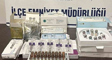 Yetkisiz şekilde evinde estetik yapan kadın yakalandı