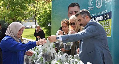 Yıldırım Belediyesi'nden 50 bin fide