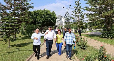 Yıldız, Mehmetçik Parkı'ndaki bakım ve yenileme çalışmalarını inceledi