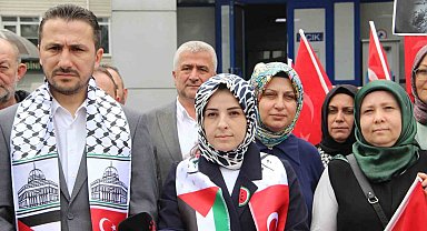 Yılmaz "Gazzeli anneler için susmuyoruz"