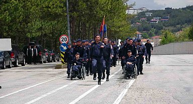 Yozgat'ta 38 engelli birey askerlik heyecanı yaşadı