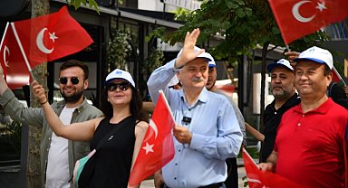 Yunuemre'den 'Ata'ya Saygı' yürüyüşü