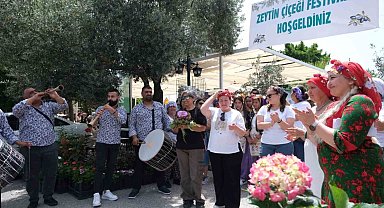Zeytin Çiçeği Festivali, renkli görüntülerle başladı