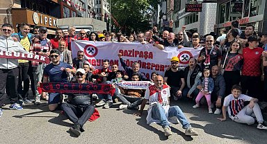 Zonguldak Kömürsporlu taraftarlar, takımları için sokağa döküldü