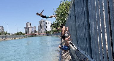Adana'da sıcaklık rekor seviyeye ulaştı, termometreler 44 dereceyi gösterdi
