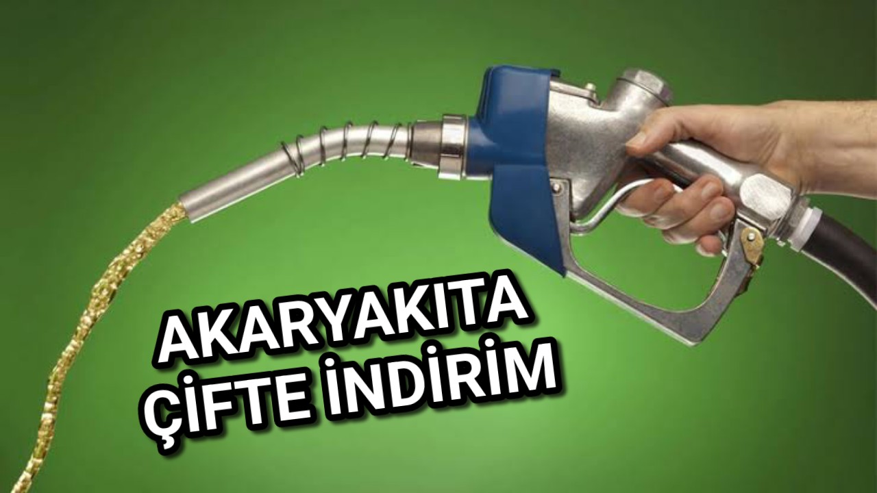 Akaryakıta Çifte İndirim Geliyor