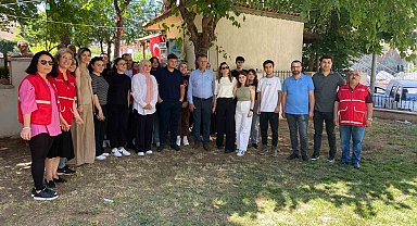 Alaşehirli öğrenciler girecekleri sınavlar öncesi stres attılar