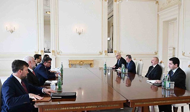 Aliyev, ABD Dışişleri Bakan Yardımcısı O'Brien'ı kabul etti