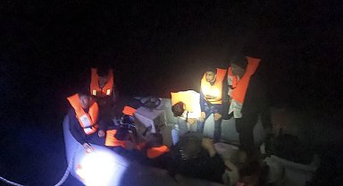 Ayvacık açıklarında 8 kaçak göçmen kurtarıldı
