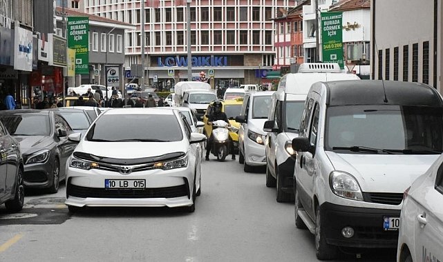 Balıkesir'de mayıs ayında araç sayısı 609 bin oldu