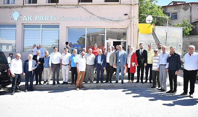 Başkan Büyükkılıç'tan Cumhur İttifakı 3 ilçeye ziyaret