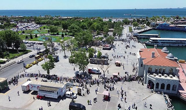 Bayramda iskelelerde yoğunluk yaşandı