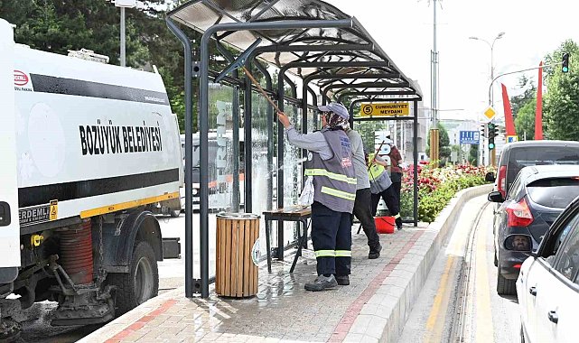 BOZTRAM istasyonlarında temizlik çalışmaları