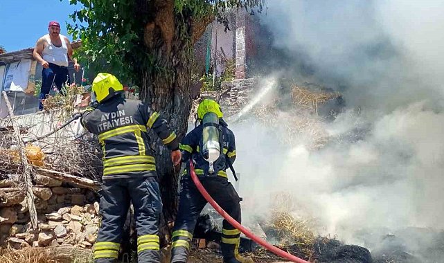 Büyükşehir Belediyesi'nin anında müdahalesi mahalleyi yanmaktan kurtardı