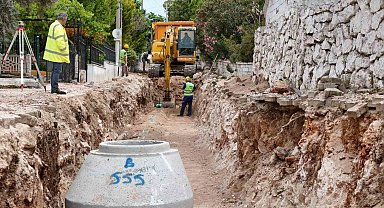 Didim'de altyapı çalışmaları son sürat devam ediyor