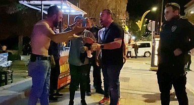 Direnip biber gazı yedi, "Kaybol ya" diye bağırdığı polis memurunu azarlayıp kovdu