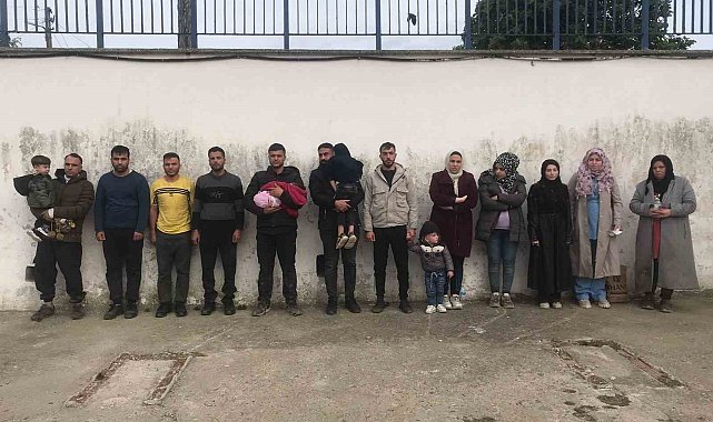 Edirne'de 16 düzensiz kaçak göçmen yakalandı
