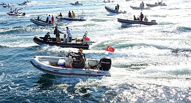 Erdek'te "Zıpkınla Balık Avlama Şampiyonası" başladı