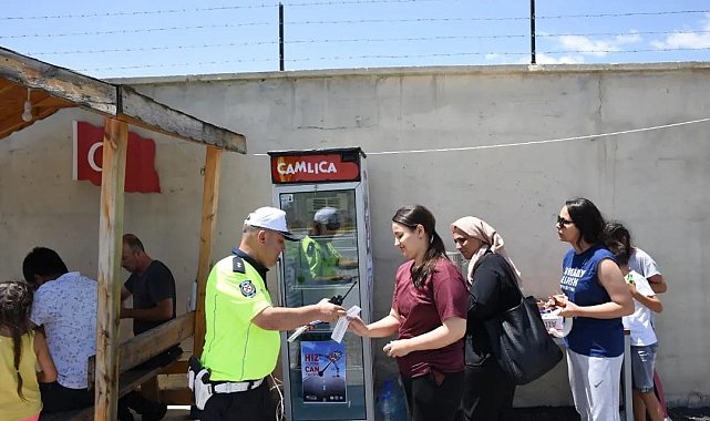 Erzincan'da Kurban Bayramı trafiğinde yoğun denetim ve kontroller devam ediyor