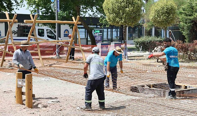 Eskihisar'daki çocuk parkı yenileniyor