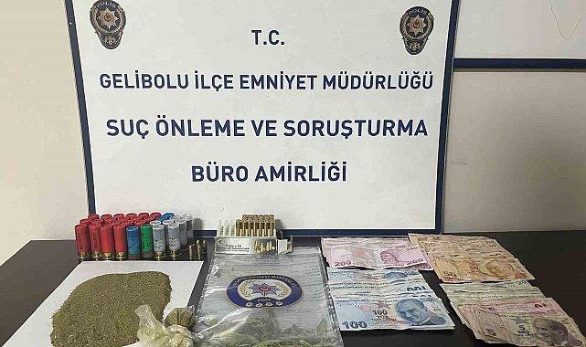 Gelibolu'da uyuşturucu operasyonu